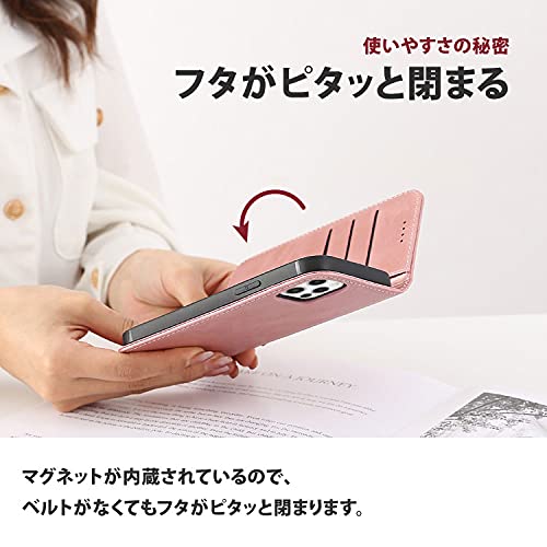 iphone14 ケース 手帳型 本革 レザーケース
