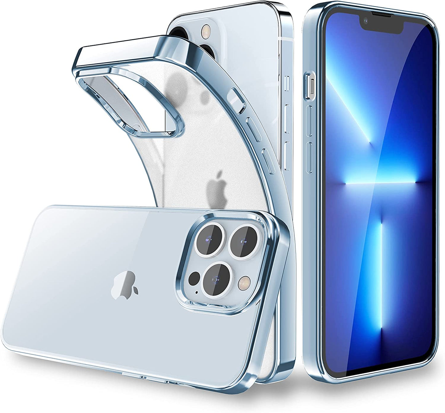 iPhone 13 Pro 用 ケース 半透明 超耐衝撃 マット感